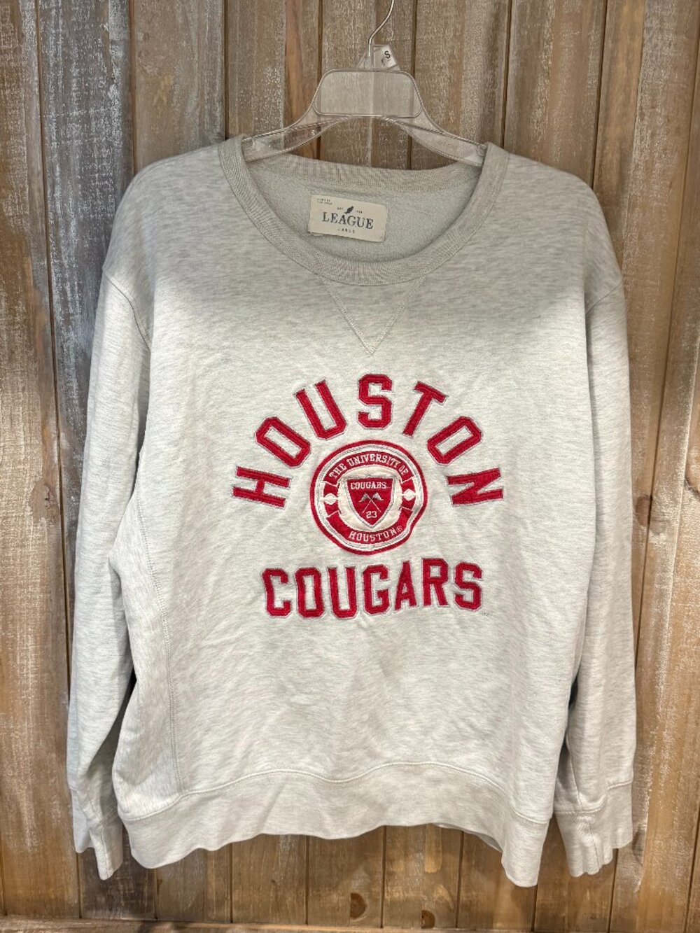 League Univeristy of Houston Cougars Sweatshirt Unisex Large Vintage 2000's
